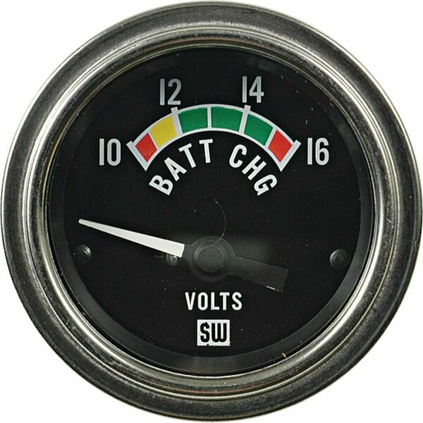 Aftermarket Stewart Warner Instrument Voltmeter SWI-82309-JN
